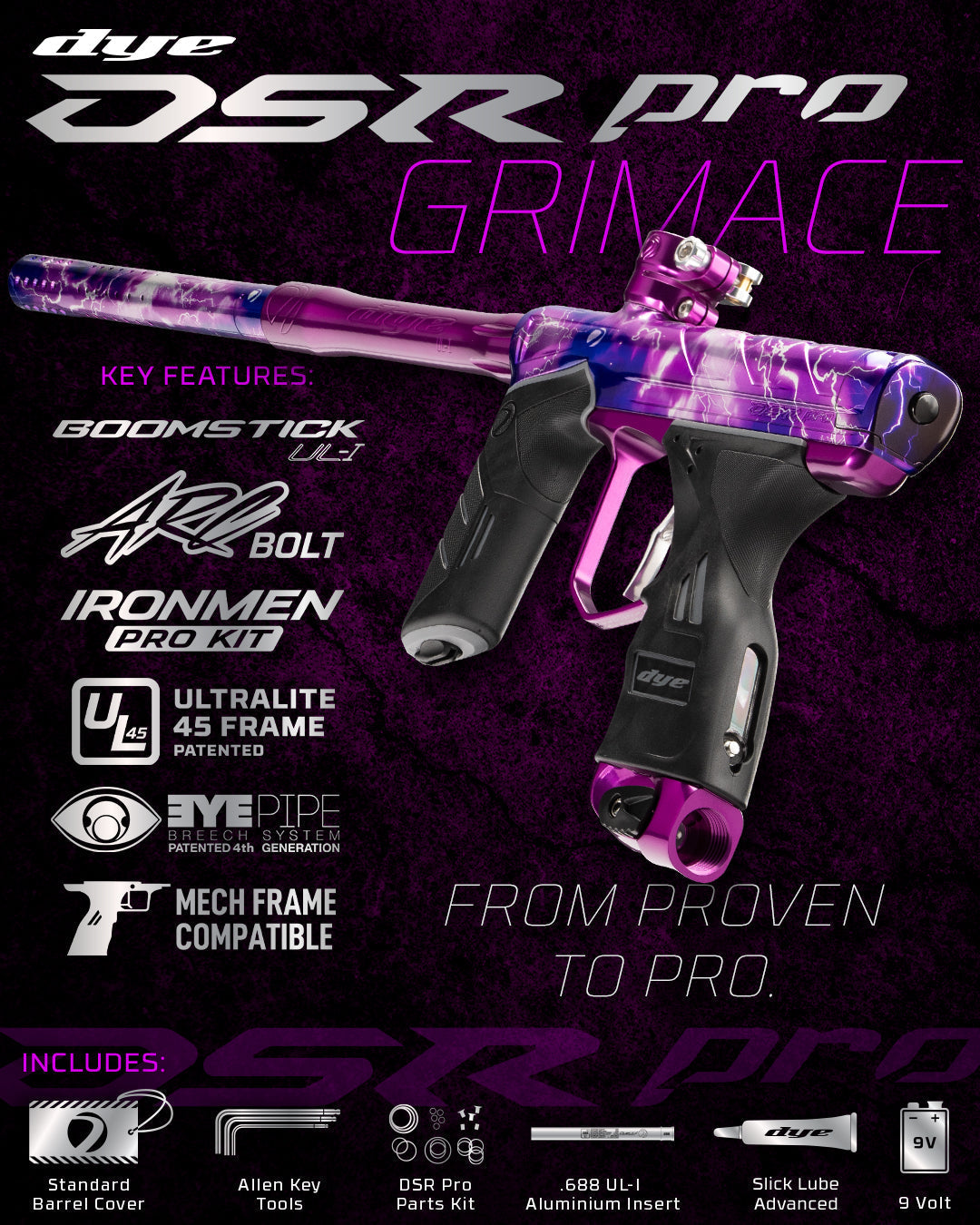 DSR PRO PGA GRIMACE - POLISH Pre-Order