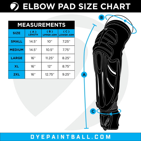 Elbow Pads BLUE  NEW M-XXL