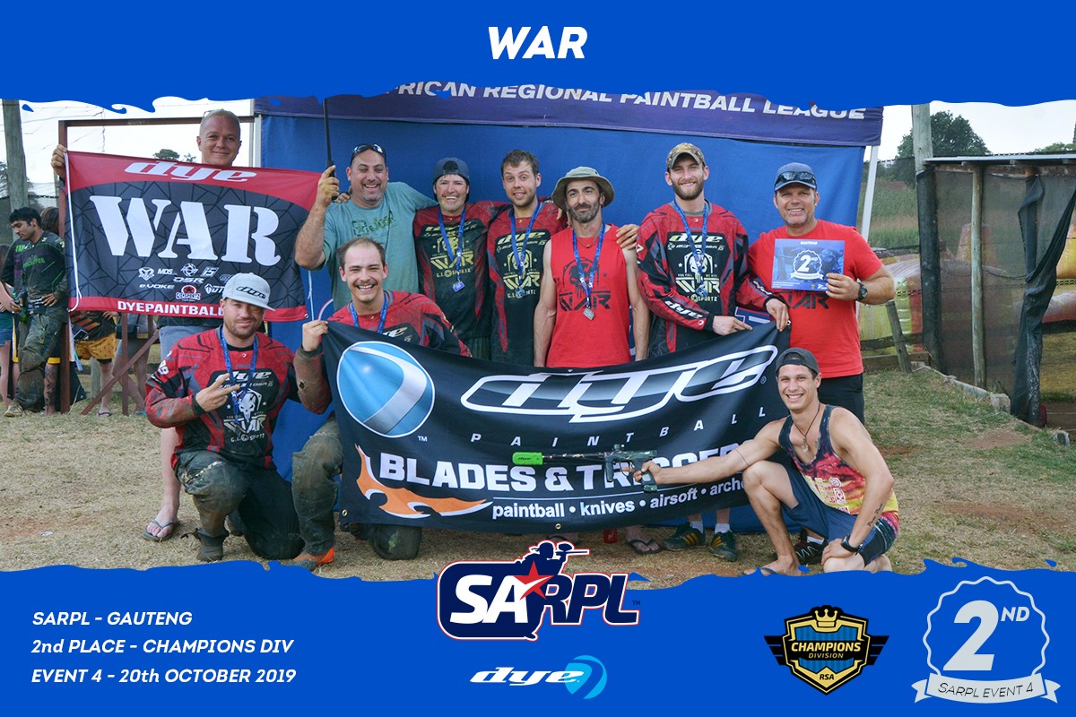 Team WAR take Silver at E4 20th Oct