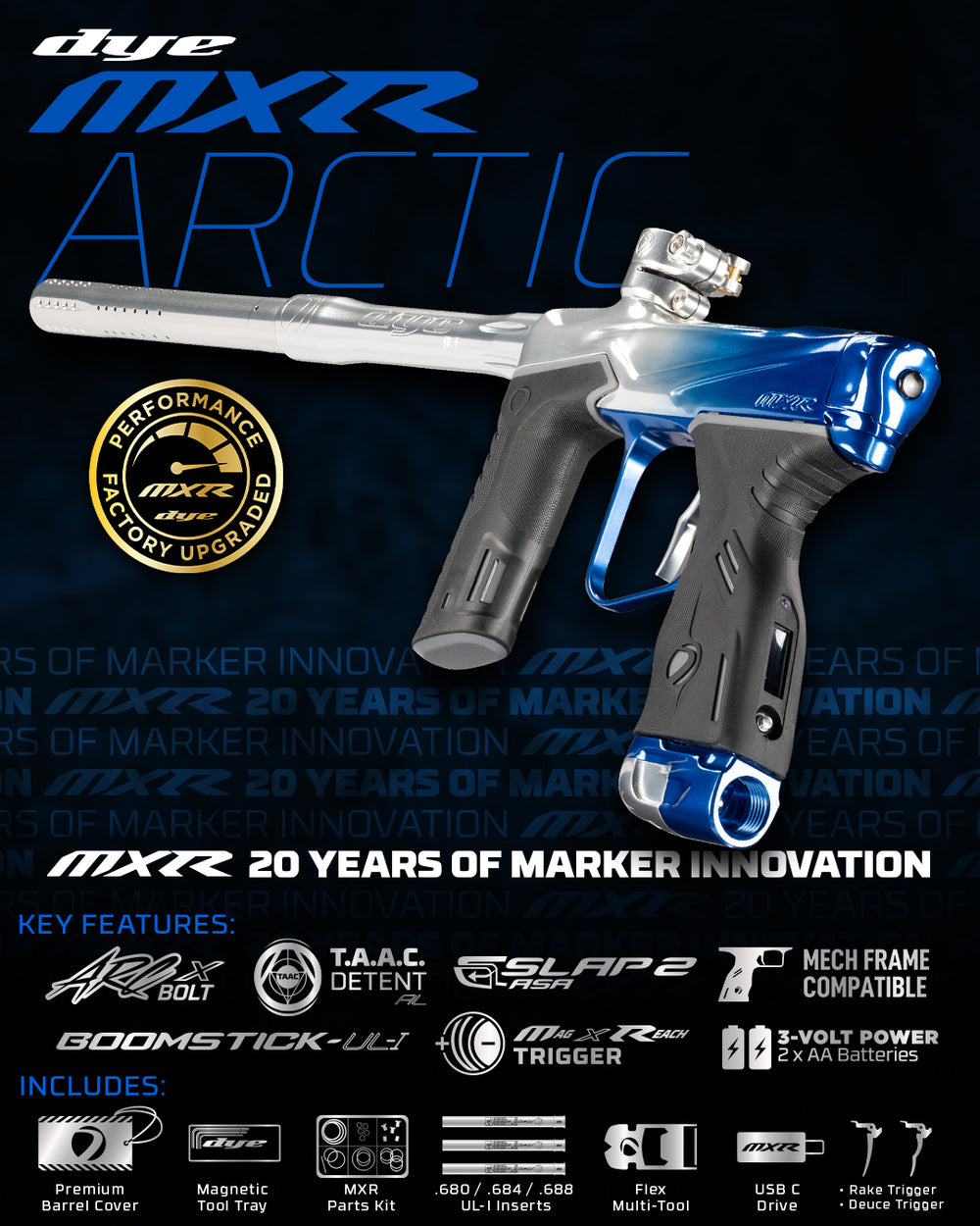 MXR Arctic Fade Pre-Order