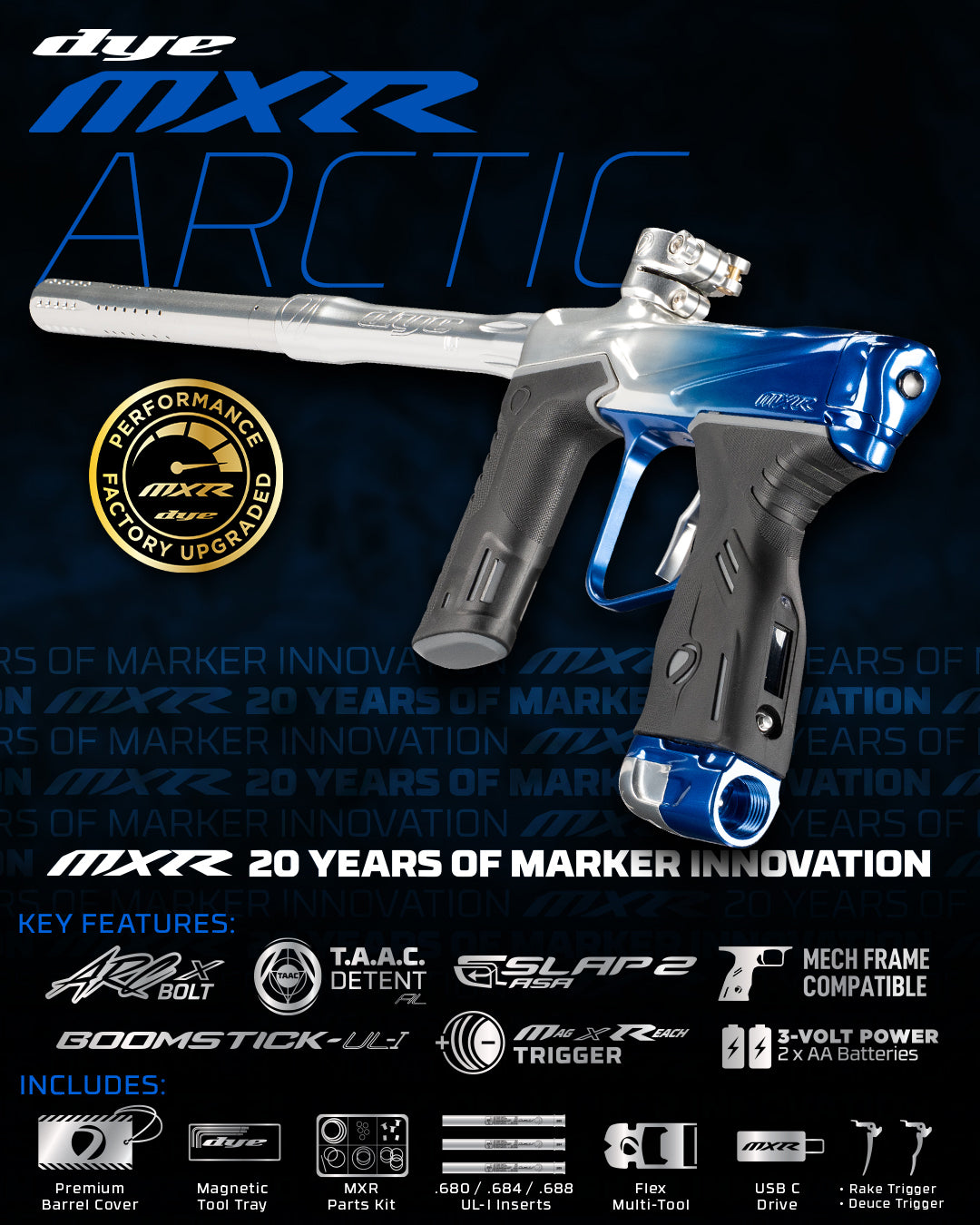 MXR Arctic Fade Pre-Order