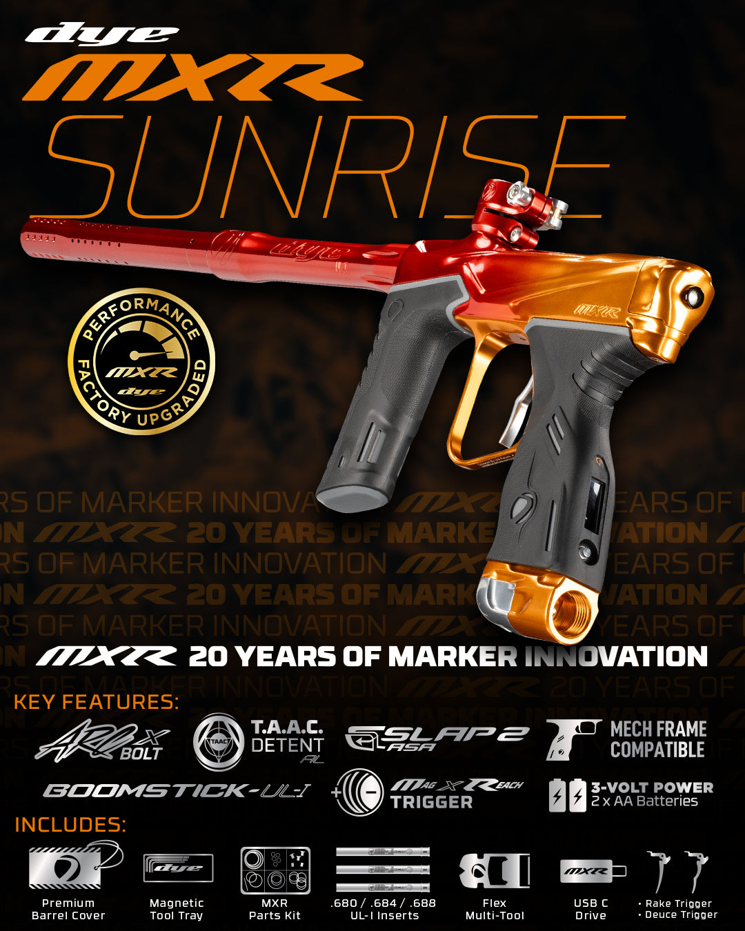 MXR Sunrise Fade Pre-Order
